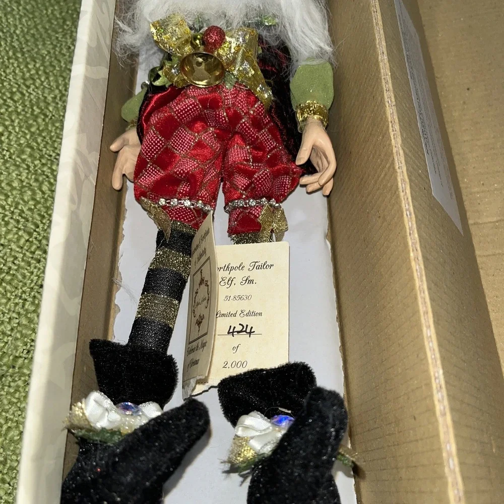 Mark Roberts‎ Northpole Tailor Elf , With Box And Certificate , 13 
